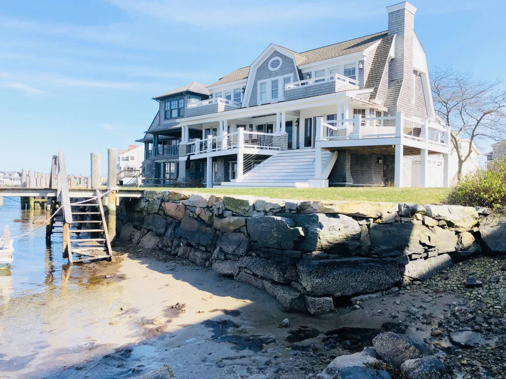 Geogrid Reinforced Seawall by Hefel Masonry LLC - Photo 2
