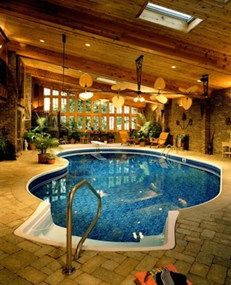 Indoor Swimming Pool and Sunroom by Mark Freeman Architecture PLLC - Photo 2