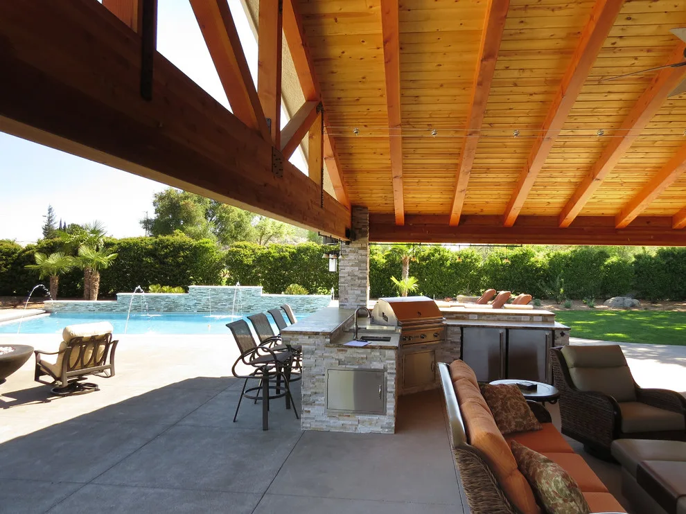 Atascadero, CA Outdoor Kitchen and Pool by Jade Architecture - Photo 4