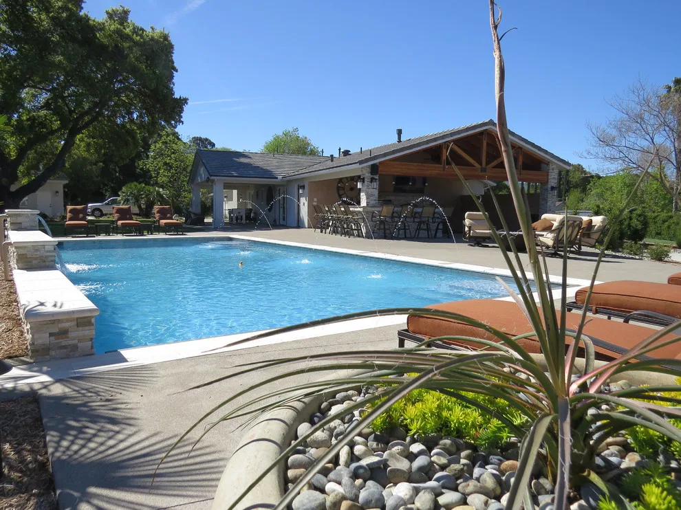 Atascadero, CA Outdoor Kitchen and Pool by Jade Architecture - Photo 6