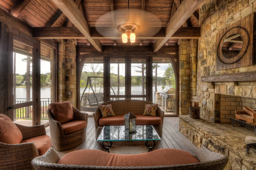 Lakeside Rustic Retreat - Greensboro, Lake Oconee by David C. Fowler Architecture Texas LLC - Photo 5