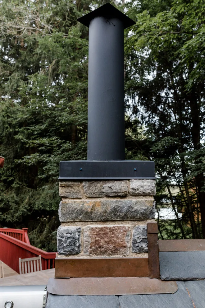 Outdoor Kitchen with Added Pizza Oven by Housatonic Architectural Services, LLC (closed) - Photo 7