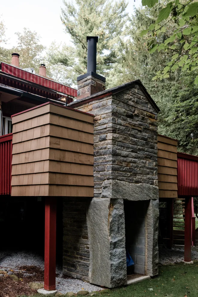 Outdoor Kitchen with Added Pizza Oven by Housatonic Architectural Services, LLC (closed) - Photo 2