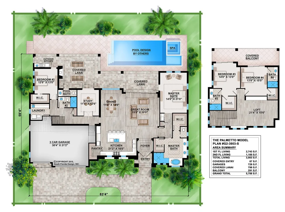 G2-3903 Custom Design Palmetto House Plan - Collier County, FL by South Florida Architecture - Photo 14