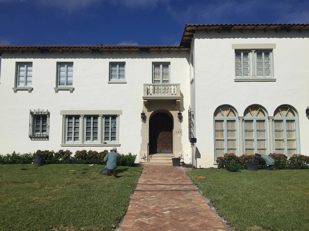 Palm Beach Estate in Progress Landscaping by Treasure Coast Irrigation & Rood Landscape, LLC - Photo 4