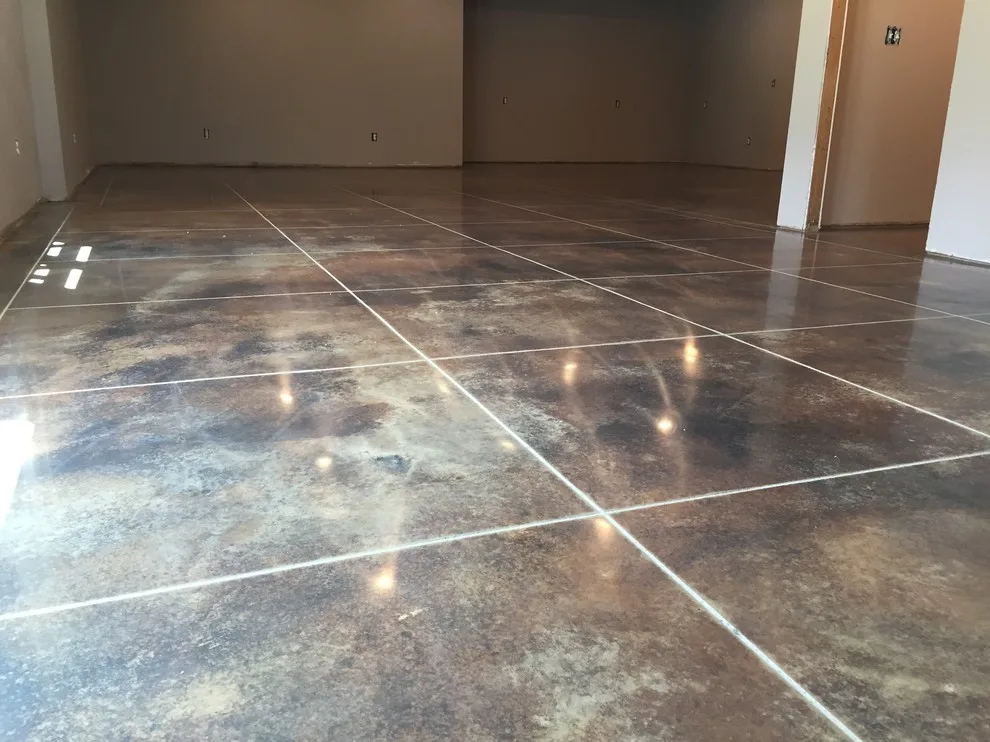 Refined and Dyed Concrete with Tailored Tile Cuts by Dancer Concrete Design - Photo 2