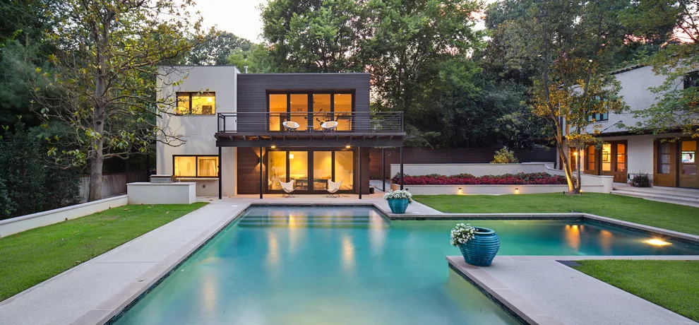 Chickasaw Gardens Pool and Guest House, Memphis by John Harrison Jones, AIA Architect - Photo 4