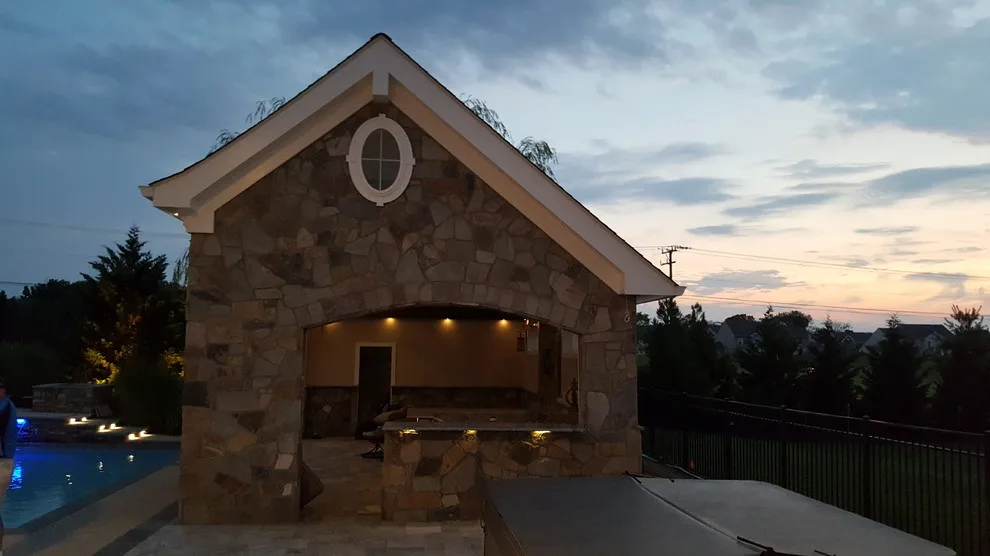 Backyard Oasis with Kitchen and Pool House by Premier Home Services, Inc - Photo 12