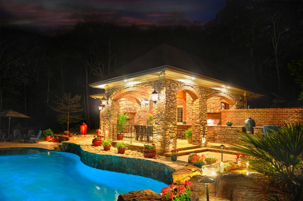 Backyard Pool House Design by Dawn Christine, Architect PLLC - Photo 6