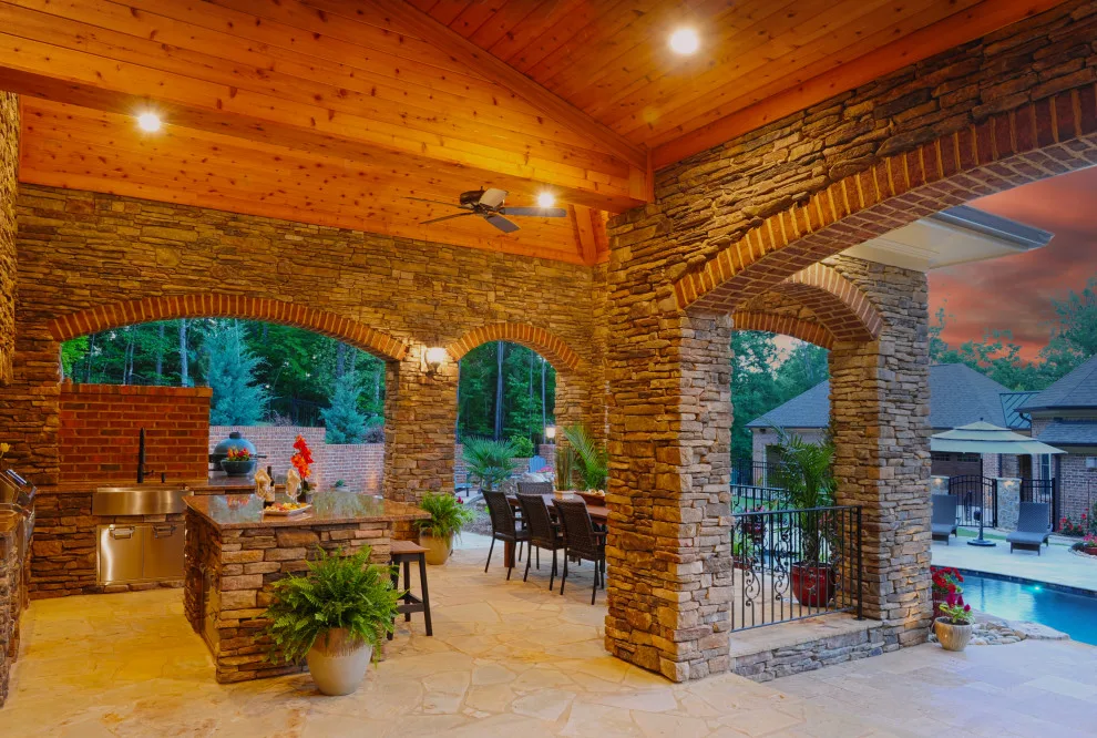 Backyard Pool House Design by Dawn Christine, Architect PLLC - Photo 10