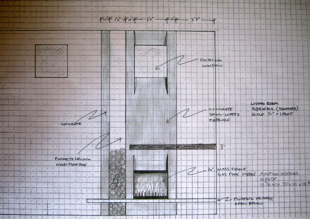 modern fireplace makeover by Barnett Adler - Photo 4