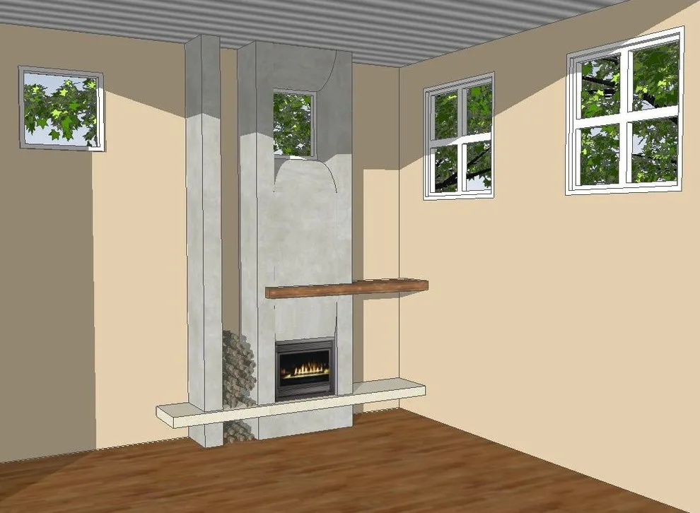 modern fireplace makeover by Barnett Adler - Photo 3