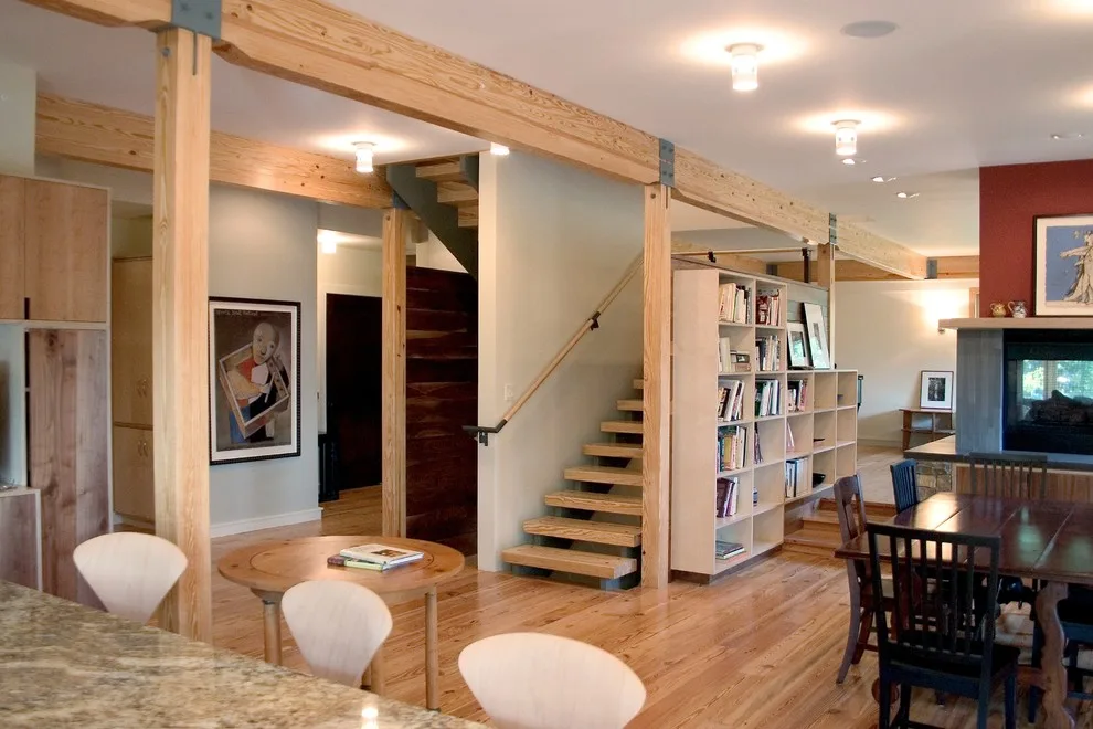 Beam and Post Residence by Lisa Schmitz Interior Design - Photo 5