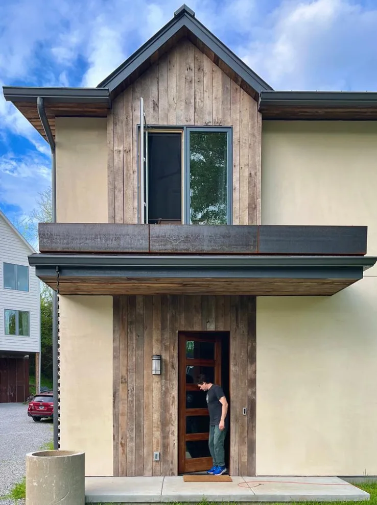 Stucco and Barnwood Home by Fabl Design - Photo 3