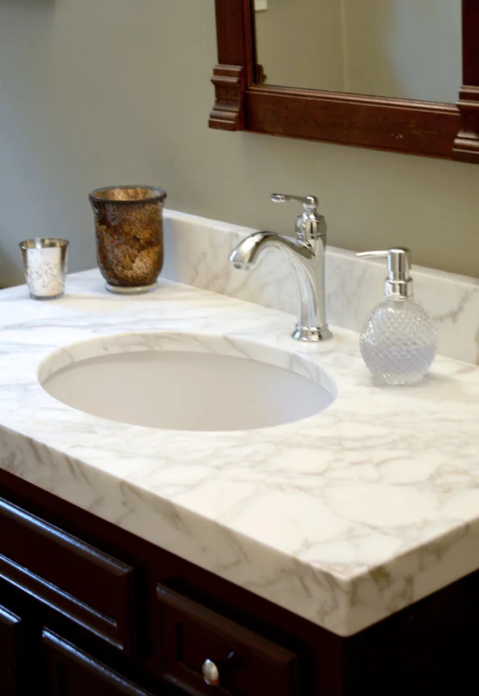 Powder Room Makeover by Kustom Home Design - Photo 2