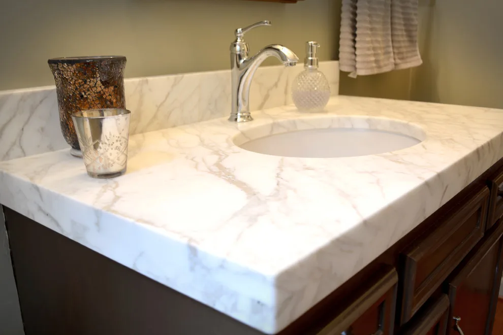 Powder Room Makeover by Kustom Home Design - Photo 5