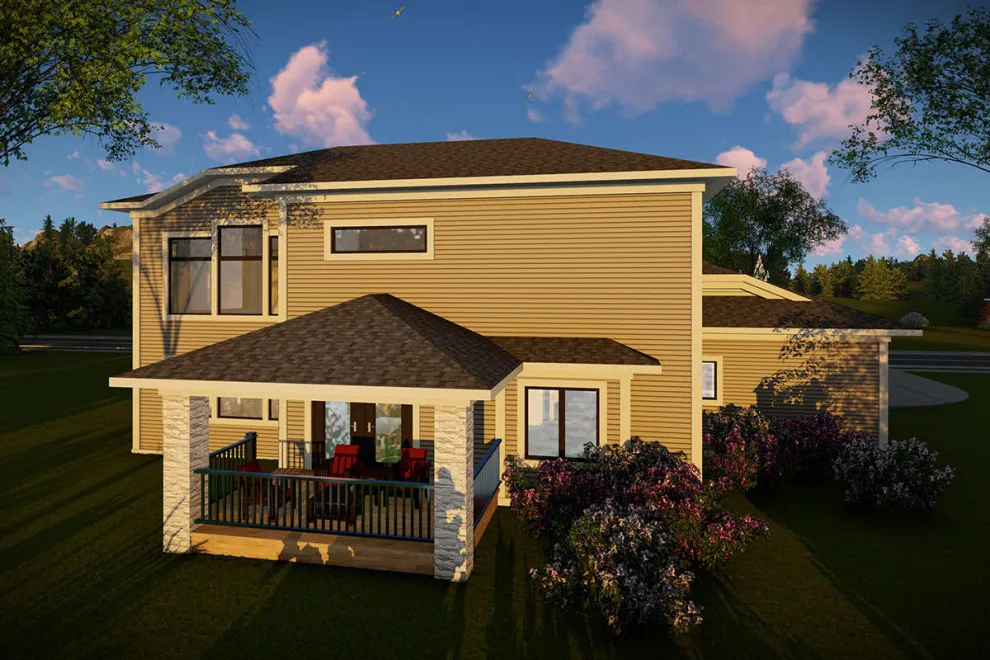 Prairie Home Design 1020-00339 by America's Best House Plans - Photo 5