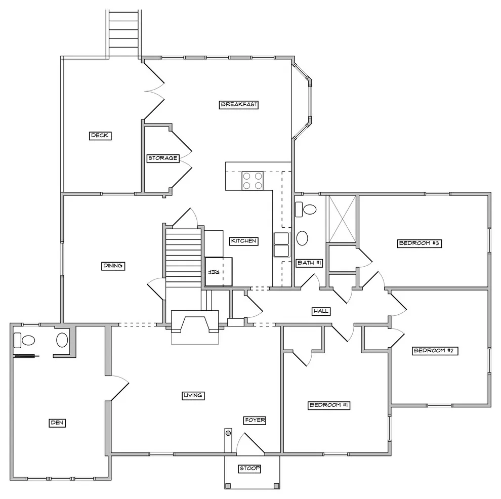 Raleigh Home - Expansion and Complete Renovation by Dawn Christine, Architect PLLC - Photo 7