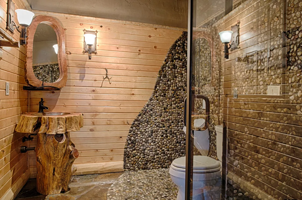 Polished Log Cabin by Destree Design Architects, Inc. - Photo 14