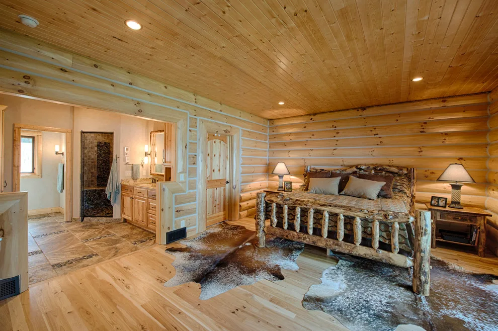 Polished Log Cabin by Destree Design Architects, Inc. - Photo 13
