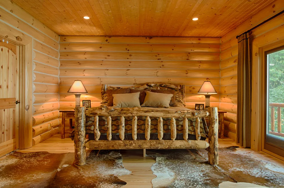 Polished Log Cabin by Destree Design Architects, Inc. - Photo 9