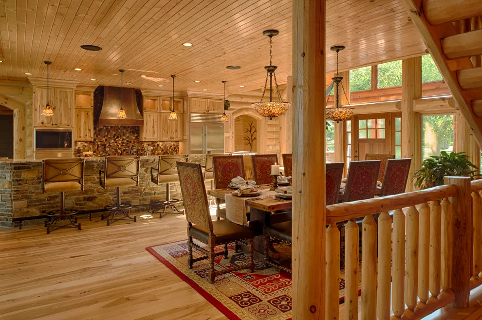 Polished Log Cabin by Destree Design Architects, Inc. - Photo 12