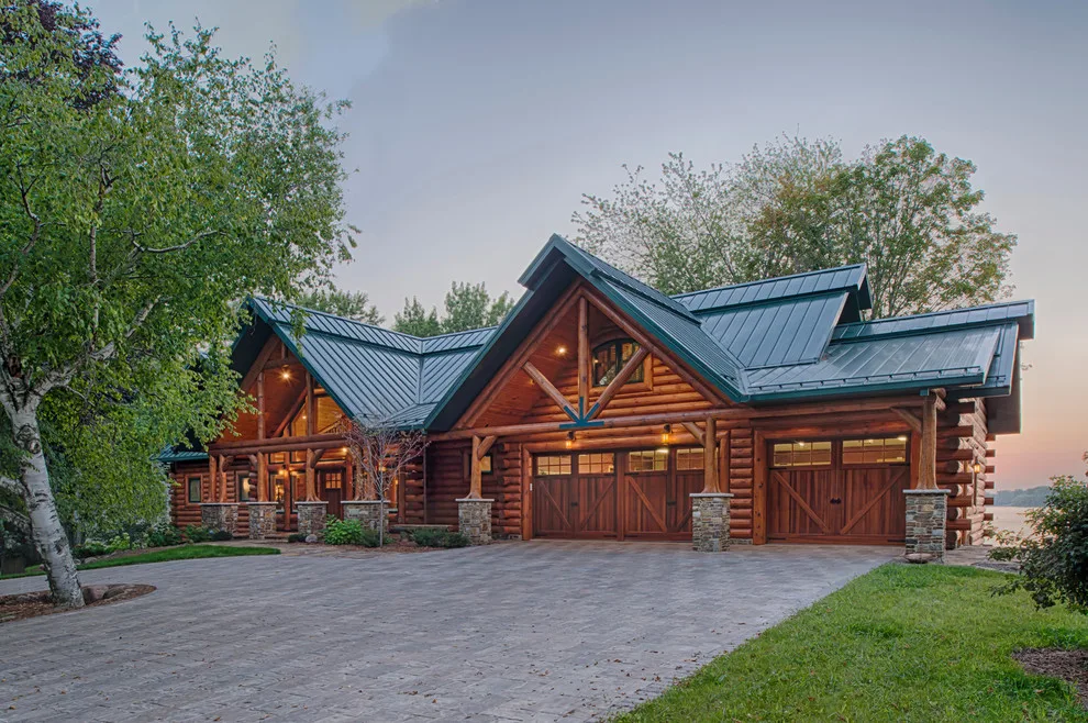 Polished Log Cabin by Destree Design Architects, Inc. - Photo 7