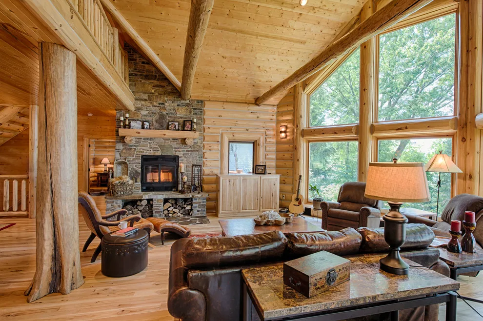 Polished Log Cabin by Destree Design Architects, Inc. - Photo 2