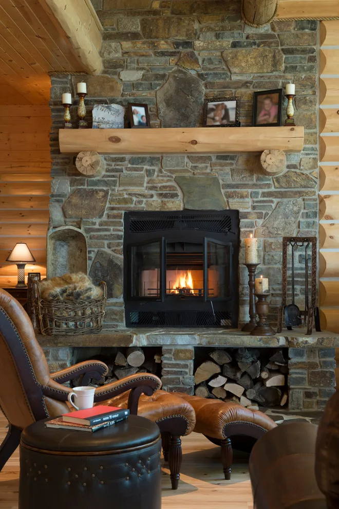 Polished Log Cabin by Destree Design Architects, Inc. - Photo 11