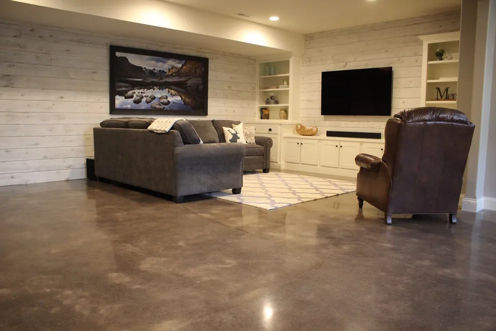 Basement Refinishing and Staining by Dancer Concrete Design - Photo 5