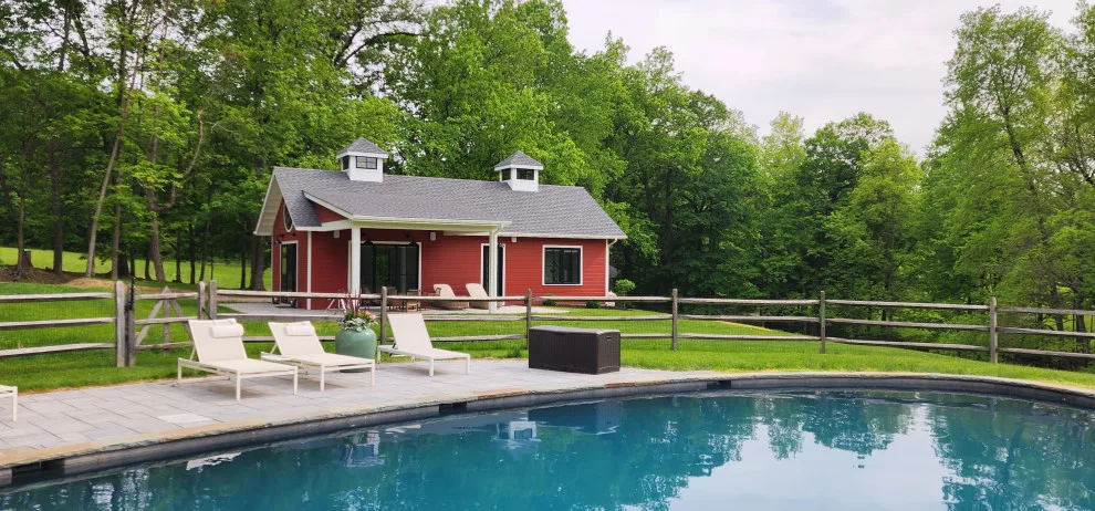 Rhinebeck Swimming Pool House by Josh Payne Architect - Photo 5