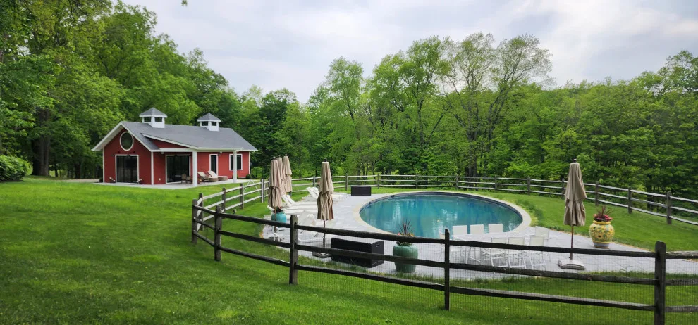 Rhinebeck Swimming Pool House by Josh Payne Architect - Photo 9