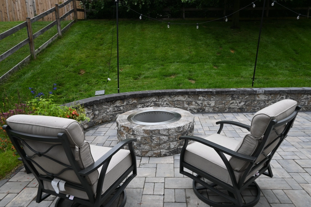 Columbia Backyard Patio with Fire Feature by Valley Deck & Patio - Photo 3