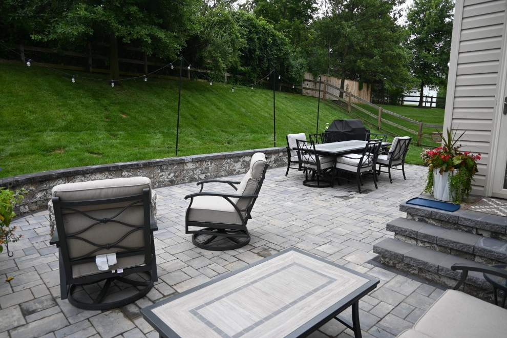 Columbia Backyard Patio with Fire Feature by Valley Deck & Patio - Photo 2