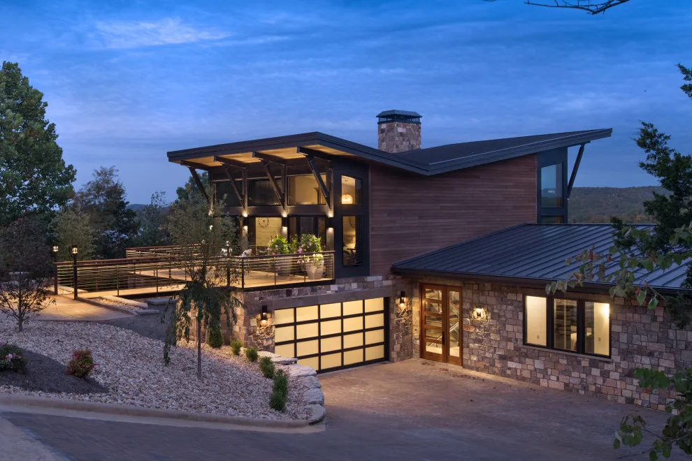 Rustic Contemporary at Table Rock Lake by RDM Architecture - Photo 3