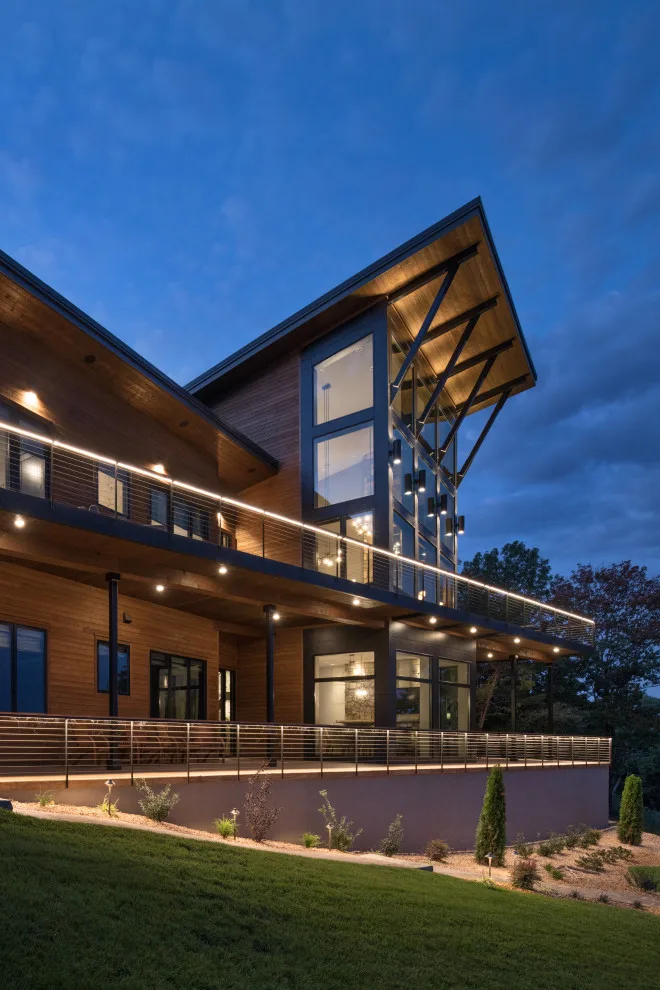 Rustic Contemporary at Table Rock Lake by RDM Architecture - Photo 2