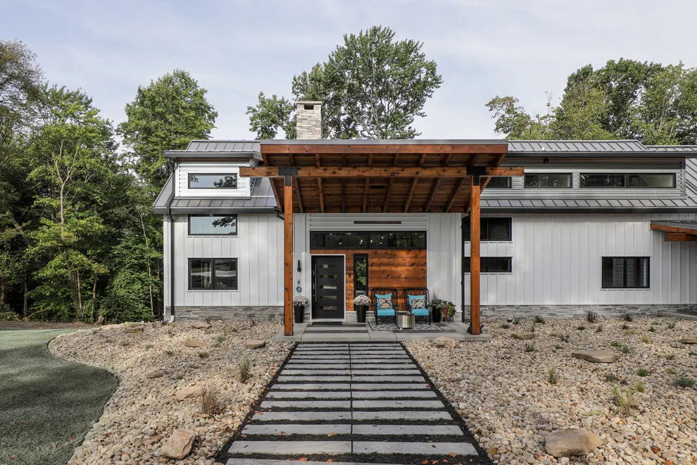 Contemporary Rustic Makeover - Portersville, PA by Gaskill Architecture - Photo 11