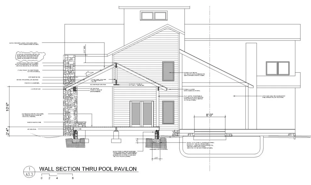 Saddlecreek Poolhouse - Donnie Proctor Construction by John M. Holmes Architect - Photo 2