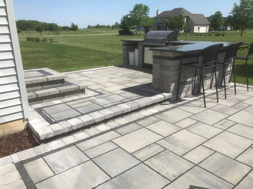 Patio + Bar and Grill Project by Vidal Landscaping & Snow Plowing - Photo 7