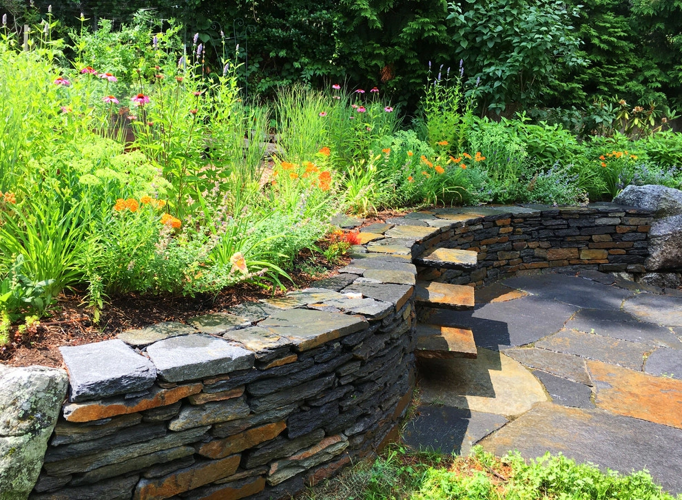 Brookline Backyard by Village Stonesmith Gardens & Masonry - Photo 4