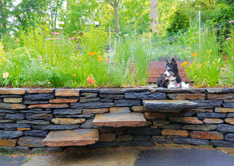 Brookline Backyard by Village Stonesmith Gardens & Masonry - Photo 5