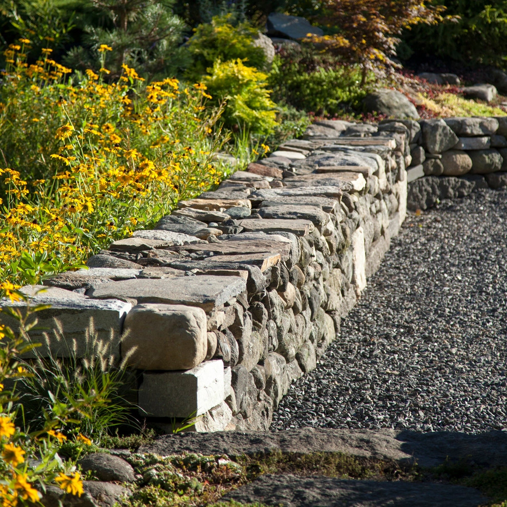 New England Fieldstone Wall by Village Stonesmith Gardens & Masonry - Photo 2