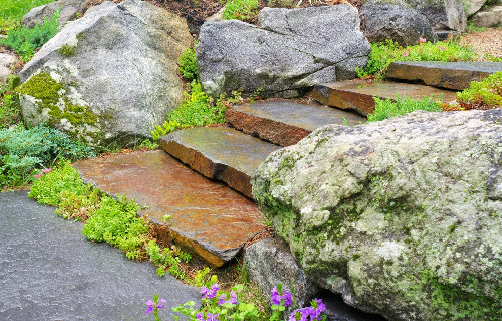 Brookline Backyard by Village Stonesmith Gardens & Masonry - Photo 3