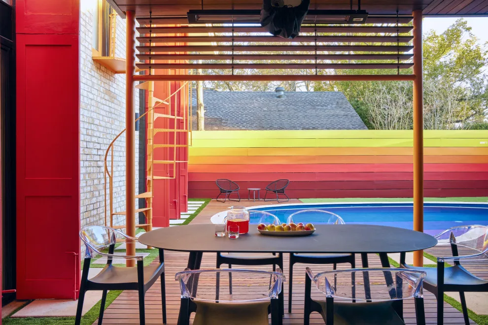 Vibrant Outdoor Transformation by Nathan Fell Architecture - Photo 19