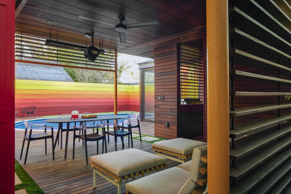 Vibrant Outdoor Transformation by Nathan Fell Architecture - Photo 10