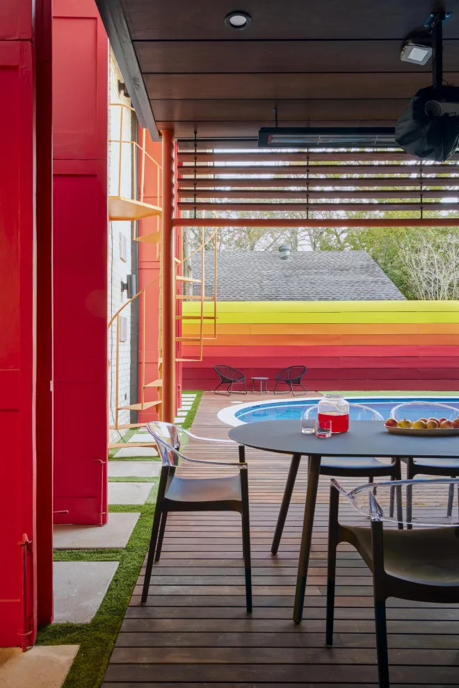 Vibrant Outdoor Transformation by Nathan Fell Architecture - Photo 22