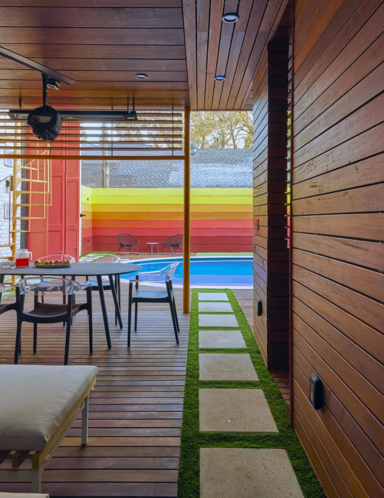 Vibrant Outdoor Transformation by Nathan Fell Architecture - Photo 5