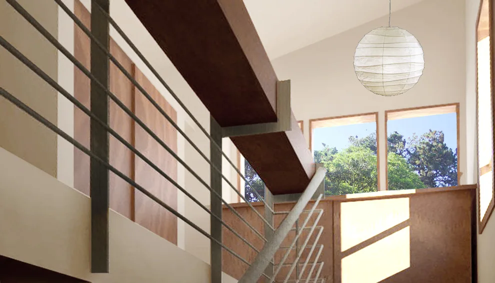 Accessory Dwelling Unit with Library and Private Art Collection by Rebecca Schnier Architecture - Photo 4