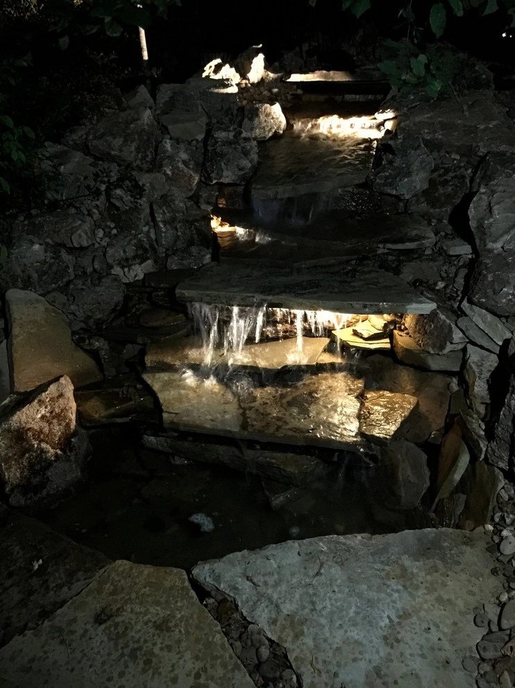 Waterfall by VIVID Landscape & Lighting - Photo 4