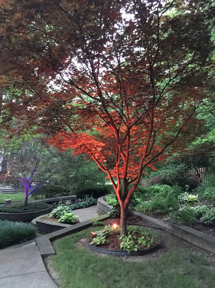 Colored LED lighting by VIVID Landscape & Lighting - Photo 37